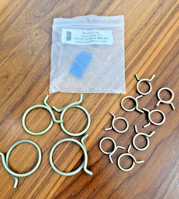 NEW 1962-69 Big Block Hemi Hose Clamp Kit Mega Parts USA - WITH AC - MP-HCK01AC