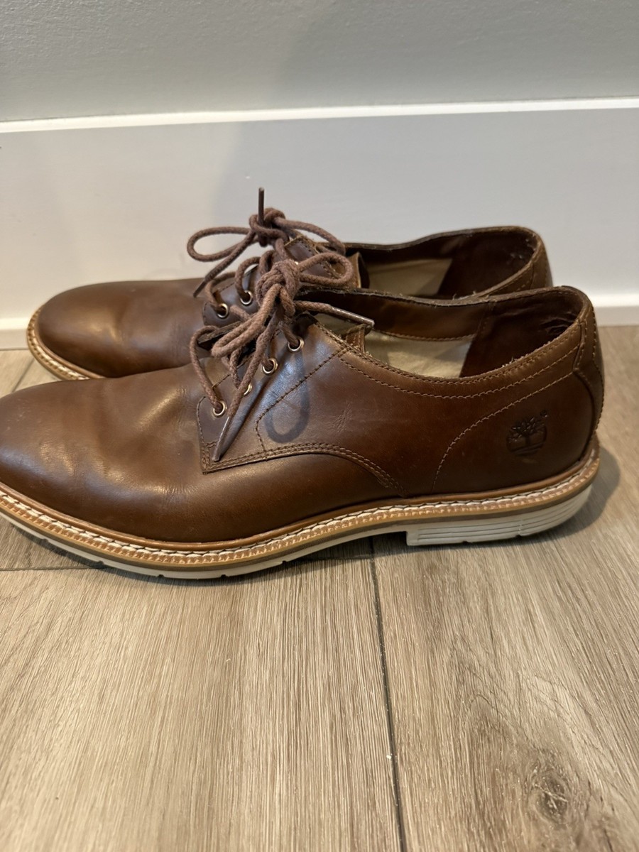 Timberland Shoes Mens Size 10 Brown Leather Dress Sensorflex