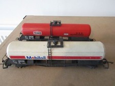 2  x  Lima  Tank   Wagons    Texaco  &  Mobil    OO Gauge
