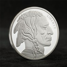 Random Mint 1-oz Silver Buffalo Round BU