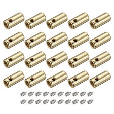 30Pcs 3.5mm Metal Shoelace Tips Screws Shoelace End Tip Cords End Gold