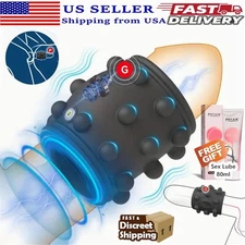 Penis Cock Ring Vibrator G-spot Dildo Massager Sex Toys For Women Men Couples