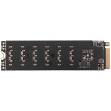 M.2 MKEY PCI-E Riser Card M.2 NVME To SATA3.0 PCIE To 6Gpbsx6-Port7510