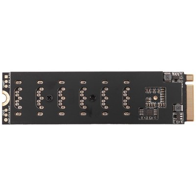 M.2 MKEY PCI-E Riser Card M.2 NVME To SATA3.0 PCIE To  6Gpbsx6-Port7510