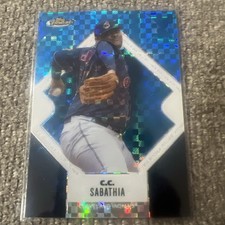 2006 Finest #14 CC Sabathia X-Fractors Blue #/150 HOF Cleveland Indians