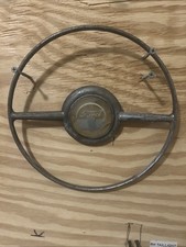 Ford 1946 1947 1948 Steering Wheel Horn Ring With Horn Button