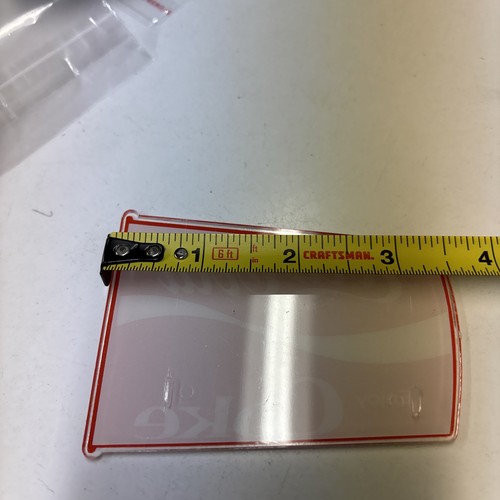 Set/2 Coca-Cola Cup Menu Board NOS Soda Signs Missing Tabs Menu Diner 2.5”x3.5” - Afbeelding 6 van 8