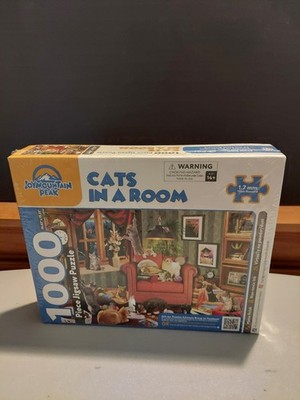 Joy Mountain Peak Puzzle - Cats In A Room 1000 pcs. New Sealed