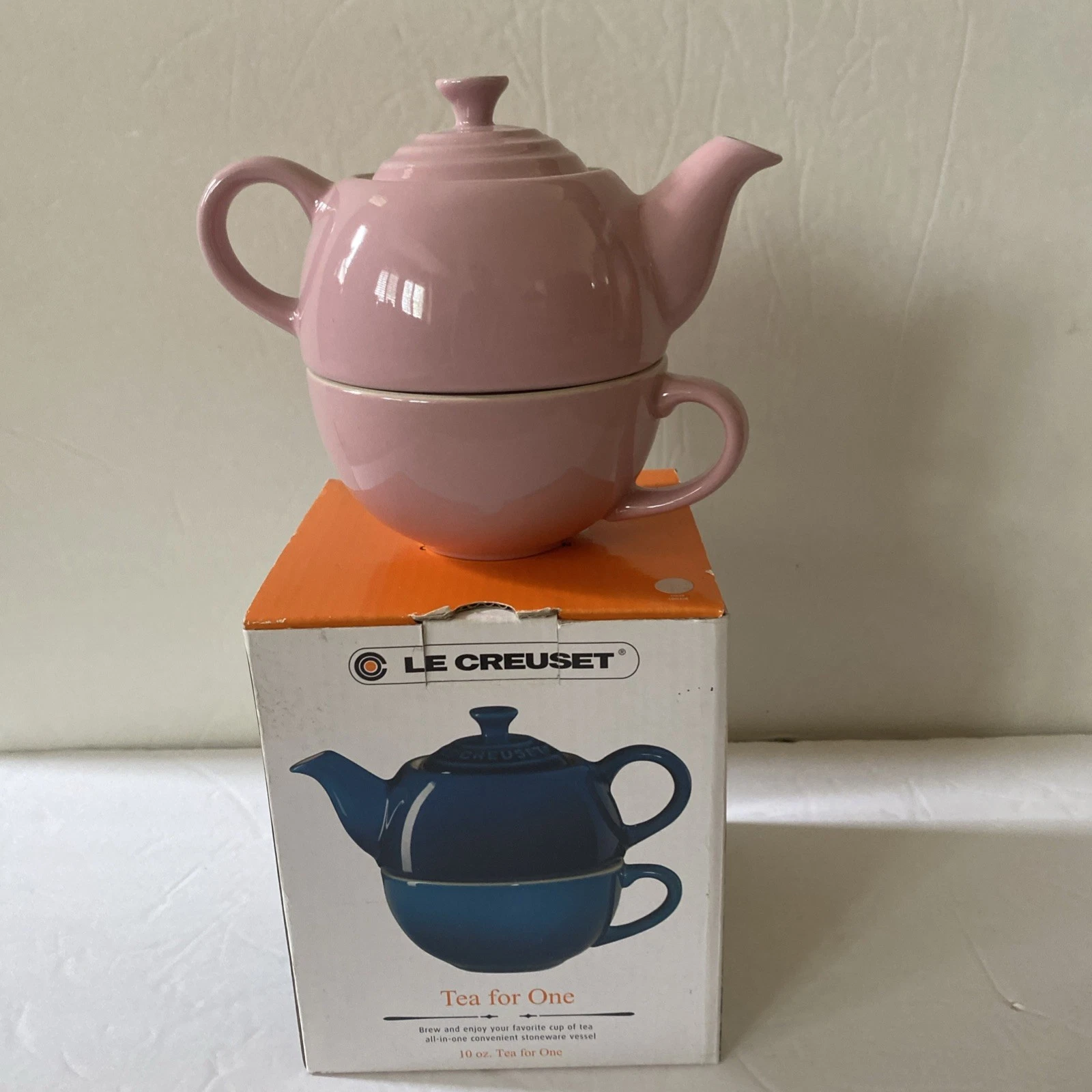 Pink Le Creuset Tea For One 10 Oz New In Box