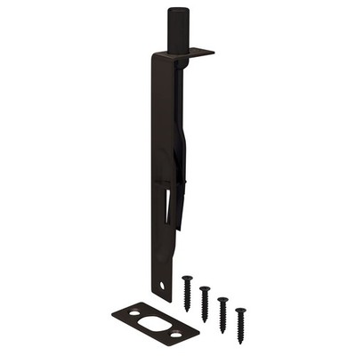 Nuk3y 6Inch Solid Brass Flush Bolt Square Oil Rubbed Bronze Heavy Duty