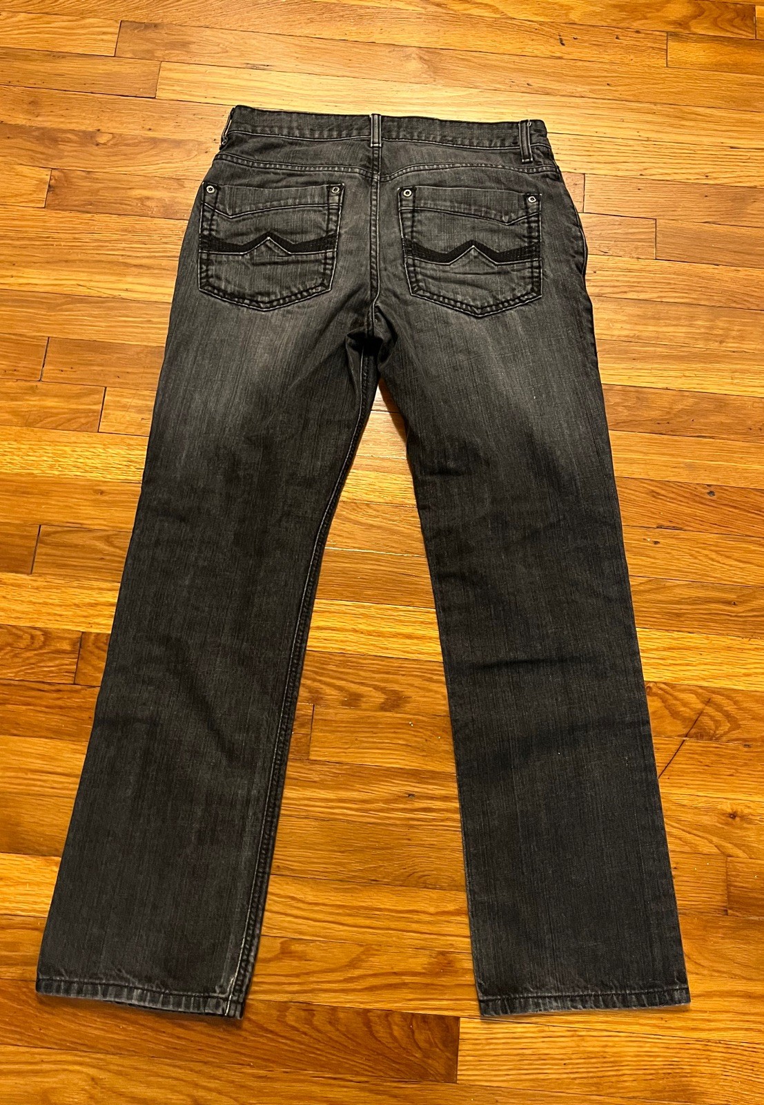 INC International Concepts Berlin Slim Straight Gray Wash Men’s Jeans 32 x 30