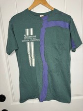 Heahknit Men's Vintage T-Shirt XL Green Purple 2 Wheeler's Motorcycle 50/50