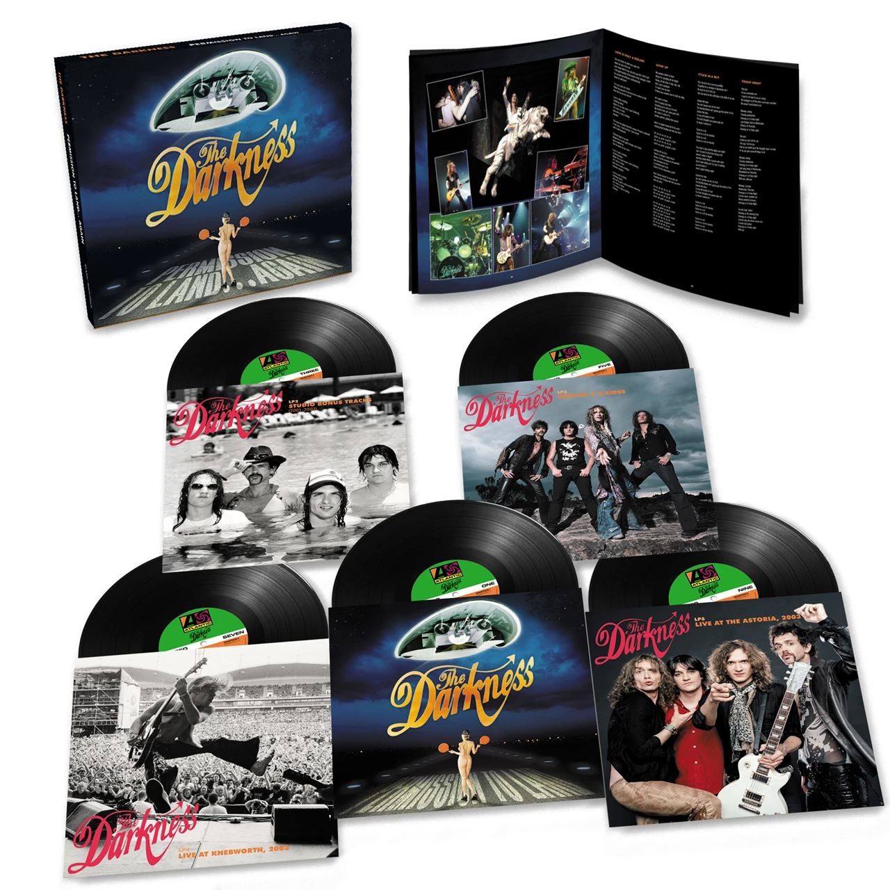 The Darkness - Permission to Land...Again 20th Anniversary 5LP Vinyl 12"" Box Set