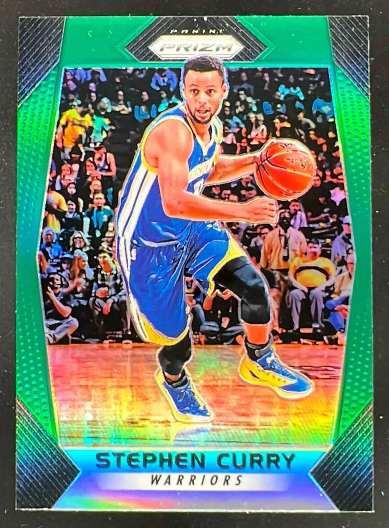 2017-18 Panini Prizm Prizms Green #41 Stephen Curry