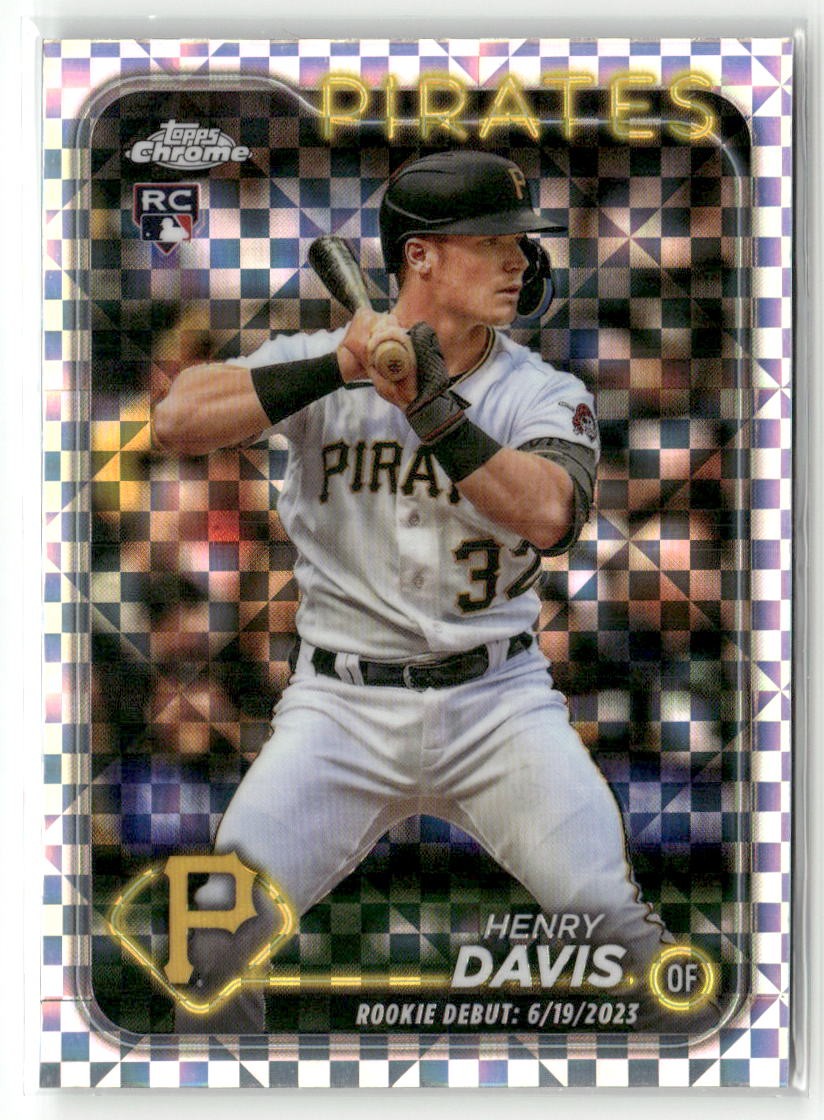 2024 Topps Chrome Update #USC128 Henry Davis X-Fractors RC PIRATES SP