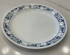 Harvest Time by Corning CORELLE Blue Fruit Panel Dinner Plate 10 1/4"