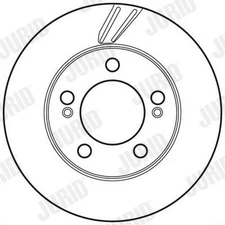 JURID 562785JC Brake Disc for SSANGYONG