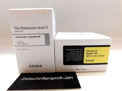 COSRX The Hyaluronic Acid 3 20ml+Advanced Snail 92 all-in-one Creme 100g
