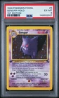 1999 POKEMON FOSSIL 1ST EDITION #5 GENGAR-HOLO PSA 6