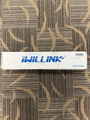 Iwillink RJ45 Patch Panel | 48 Port | Rackmount or Wall Mount | CAT 6