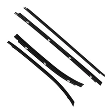 L&R Exterior Window Weatherstrip 4x Set for Toyota Tacoma Double Cab 1995-2004