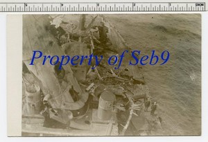 1911 NAVY PHOTO ~ USS TEXAS (SAN MARCOS) GUNNERY PRACTICE USS TALLAHASSEE, IDAHO