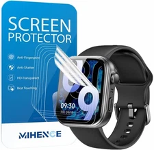Screen Protector Compatible for TOZO S6 Smartwatch 1.85", PET HD Protective Film
