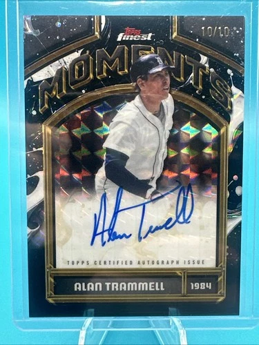 2026 Topps Finest Alan Trammell Black (RAW)