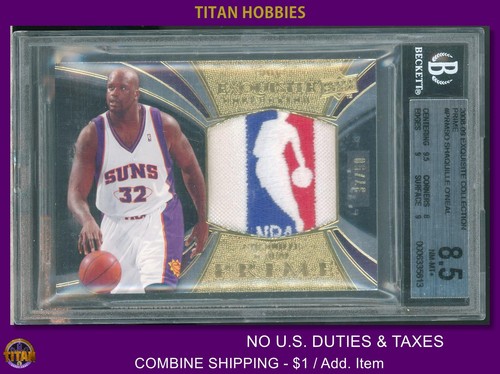 2008-09 Upper Deck UD Exquisite LOGOMAN Patch #SO Shaquille O'Neal PATCH /50