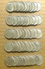 Lot of 50 90% silver 1964 Franklin Roosevelt dimes