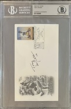Tony LaRussa Autographed First Day Cover Beckett Auto