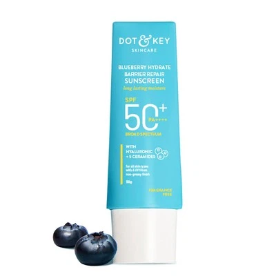 Dot & Key Blueberry Hydrate Barrier Repair Sunscreen Spf 50+,Pa++++ 50gm