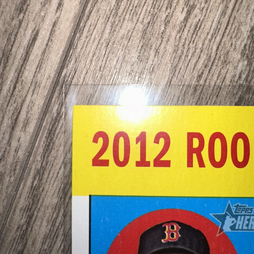 2012 Topps Heritage - #321 Drew Pomeranz Nate Spears Corey Brown Adron Chambers - Image 2 of 4