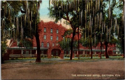 Ridgewood Hotel Daytona Florida Postcard E124