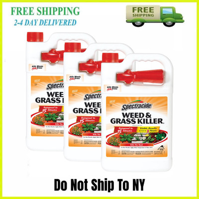 Spectracide Weed and Grass Killer 128 Oz Sprayer Ready-to-use 3 Gallon New..!!