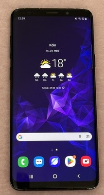 Samsung Galaxy S9 Plus - 64GB - Schwarz (Ohne Simlock) 