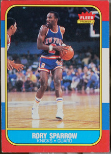 1986-87 Fleer Basketball Rory Sparrow #105 VG