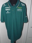 2023 Aston Martin F1 Team Supplied Items Polo Shirt (3XL) HUGO BOSS Jersey NEW