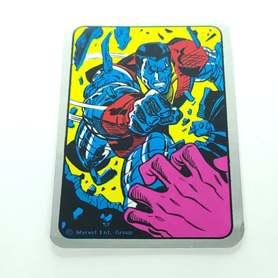 X-Men Colossus Vending Machine Sticker Shiny 1990's Vintage NEW