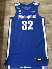 2021-22 Memphis Tigers Nike Elite Game Worn Basketball Jersey Size 42 Penny Era