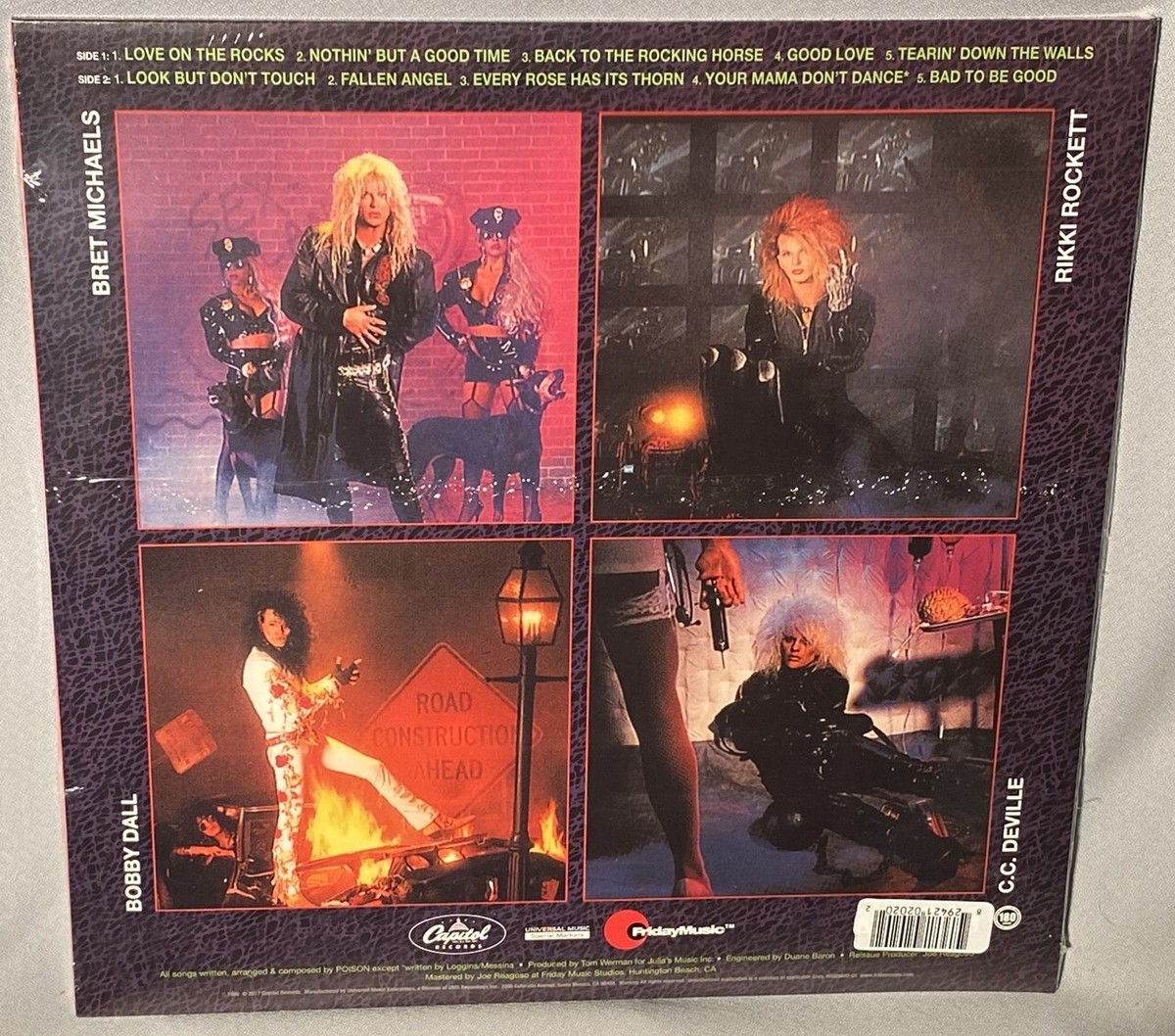 LP POISON Open Up and Say Ahh! (LTD GOLD Vinyl, FRIDAY 2017) NEW