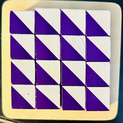 Q-Bitz Qbitz Cube Logic Game Visual Dexterity Replacement Pieces Purple Blocks