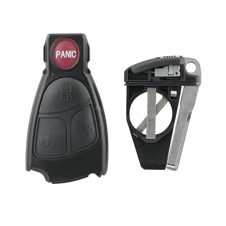 Para Mercedes Benz S430 C E S CL CLK SL SLK 2001-2005 Mando a distancia Llavero Carcasa Estuche Foto 3 de 4