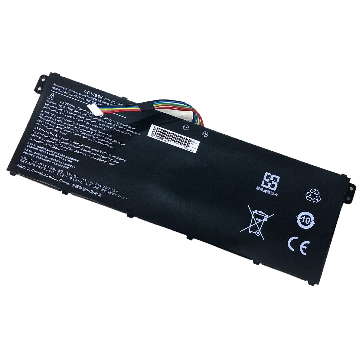 Batteria 3200mAh Per Acer Extensa 2519, 2530, 2508 - Ricambio Compatibile Con Certificazioni CE E RoHS - Foto 8
