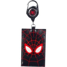 Marvel Comics Spider-Man Extending Cord ID Holder Lanyard New