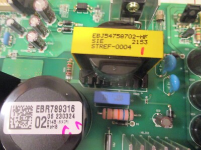 LG Lsxs26366s Refrigerator Electronic Control Board