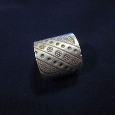 Fine Silver Rings HILLTRIBE Ethno Anello Argento Trendy Styles Band Ring 56036