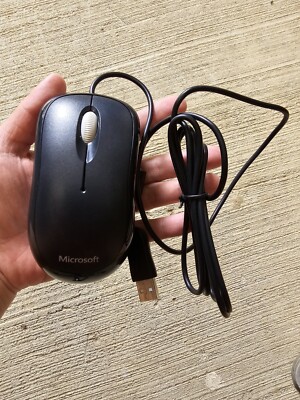 Microsoft Basic Optical USB Mouse v2.0 1113 2 Tasten mit Scrollrad 