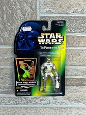 Star Wars Hoth Rebel Soldier Green Card Holo Power of the Force 3.75 Inch Figure