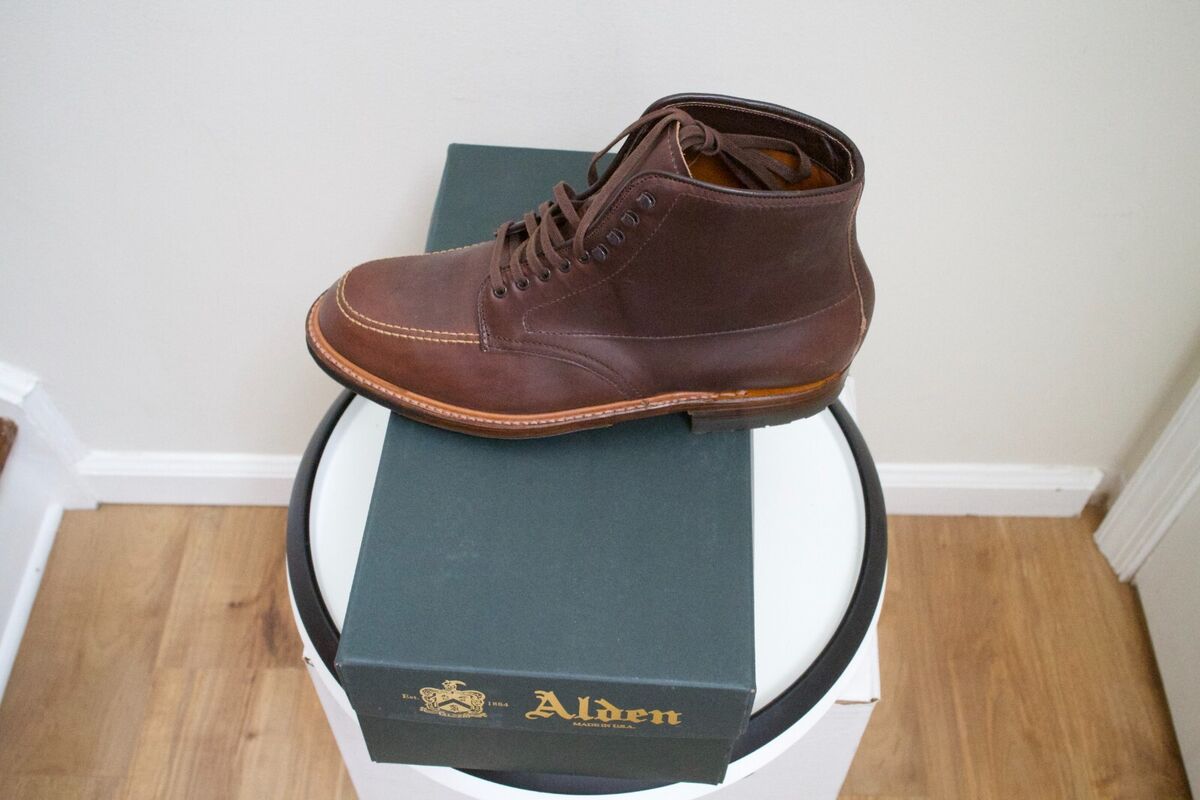 Alden Men's D7917HC Indy Boot Commando Sole Workboot Brown Alden Men's D7917HC Indy Boot Commando Sole Workboot Brown